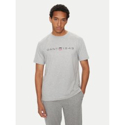 Gant Póló Graphic 2003242 Szürke Regular Fit