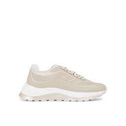 Calvin Klein Sportcipők 2 Piece Sole Runner Lace Up HW0HW01640 Bézs