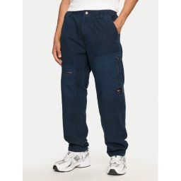 Tommy Jeans Szövet nadrág Aiden DM0DM19497 Sötétkék Tapered Fit