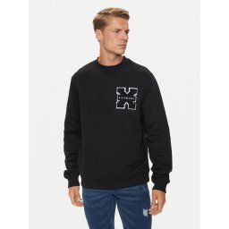 Richmond X Pulóver Palmis UMA24034FE Fekete Regular Fit