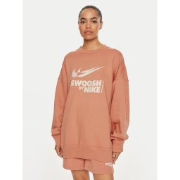 Nike Pulóver FZ4631 Barna Regular Fit