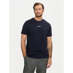 Gant Póló Small Logo 2003248 Sötétkék Regular Fit