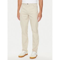 Tommy Hilfiger Szövet nadrág Denton MW0MW36429 Bézs Straight Fit