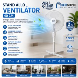 Stand álló ventilátor 40 cm