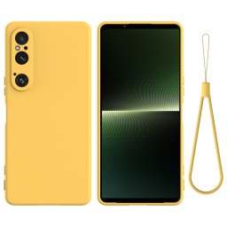 RUBBER Védőtok Sony Xperia 1 VI sárga