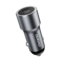 DUDAO R14 Autós töltő USB Type-C 30W ezüst