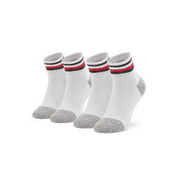 Tommy Hilfiger 2 pár hosszú szárú gyerek zokni 100001501 Fehér