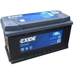 EXIDE Excell EB950 95Ah 800A autó akkumulátor jobb+