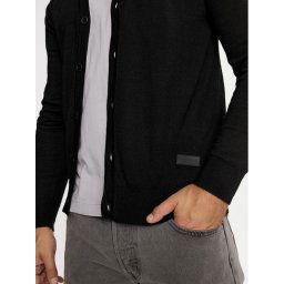 Richmond X Kardigán Chermi UMA24064CD Fekete Regular Fit