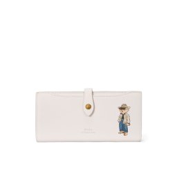 Polo Ralph Lauren Nagy női pénztárca Blpl Snp Wlt 427943236001 Ekru