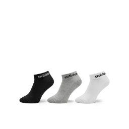 adidas Rövid unisex zoknik Linear Ankle Socks Cushioned Socks 3 Pairs IC1304 Szürke