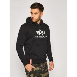 Alpha Industries Pulóver Basic 178312 Fekete Regular Fit