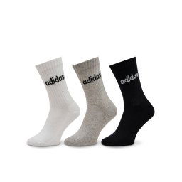 adidas Unisex Magasszárú Zokni Linear Crew Cushioned Socks 3 Pairs IC1302 Szürke