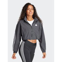 adidas Átmeneti kabát Future Icons 3-Stripes IS3660 Fekete Loose Fit