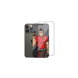 Apple iPhone 13/13 Pro/14 TG High Definition 2.5D Silk Full Üvegfólia - Fekete