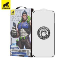 Apple iPhone 13 Pro Max/14 Plus TG ESD Anti-Static 2.5D Full Üvegfólia - Fekete