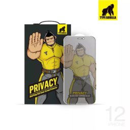Apple iPhone 12 Mini TG Privacy 2.5D Üvegfólia - Fekete