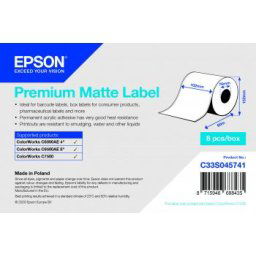 Prémium matt címke Cont.R, 102mm x 60m