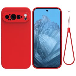 RUBBER Védőburkolat Google Pixel 9-hez Pro XL piros