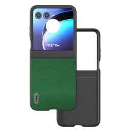 ABEEL LEATHER Takaró Motorola Razr 50 zöld