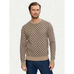 Richmond X Sweater Palmero UMA24028MA Bézs Slim Fit