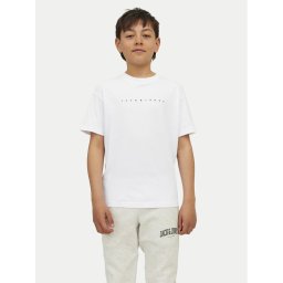 Jack&Jones Junior Póló Star 12237435 Fehér Relaxed Fit