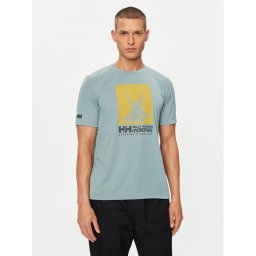 Helly Hansen Póló Hp Race Graphic T-Shirt 34419 Zöld Regular Fit
