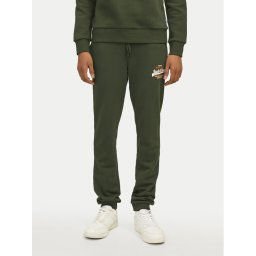 Jack&Jones Junior Melegítő alsó Logo 12258850 Zöld Slim Fit