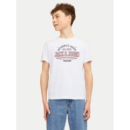 Jack&Jones Junior Póló Logo 12258877 Fehér Regular Fit