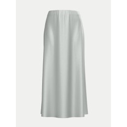 Vila Midi szoknya Lisa 14104074 Szürke Slim Fit