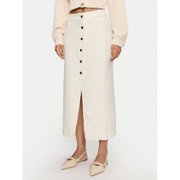 Karen by Simonsen Maxi szoknya Pepper 10105053 Ekru Regular Fit
