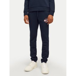 Jack&Jones Junior Melegítő alsó Logo 12258851 Sötétkék Slim Fit