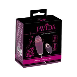 Javida - hordható rádiós, forgó gyöngyös vibrotojás (lila)