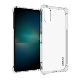 ENKAY AIRBAG Extra strapabíró burkolat Sony Xperia 10 VI átlátszó