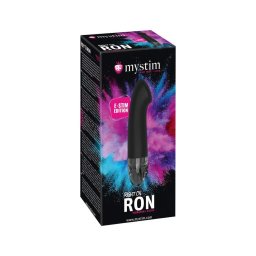 mystim Right on Ron E-Stim - elektro G-pont vibrátor (fekete)