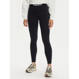 Napapijri Leggings M-Box Logo NP0A4HZ7 Fekete Slim Fit