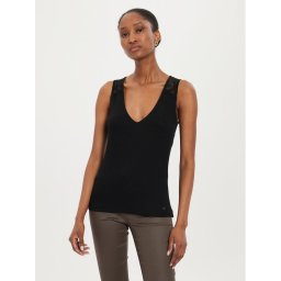 Morgan Felső 242-DIOU Fekete Slim Fit