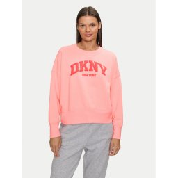 DKNY Sport Pulóver DP4T9944 Rózsaszín Loose Fit