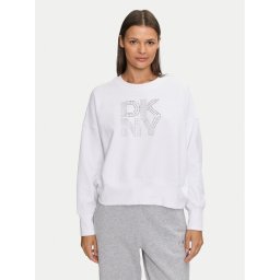 DKNY Sport Pulóver DP4T9968 Fehér Loose Fit