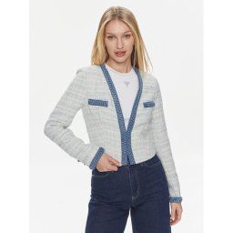 Guess Zakó Tosca Braid Boucle J W4RN38 WFWV2 Kék Regular Fit