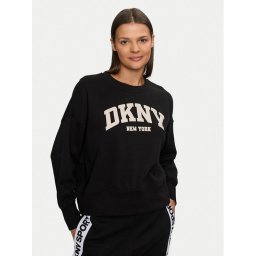 DKNY Sport Pulóver DP4T9944 Fekete Loose Fit