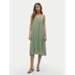 Vero Moda Nyári ruha Alba 10292845 Zöld Regular Fit