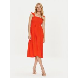 Pieces Nyári ruha Luna 17147176 Piros Regular Fit