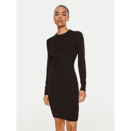 Silvian Heach Kötött ruha Marit GPA24275VE Fekete Regular Fit