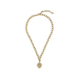Guess Nyaklánc Heart Cage JUBN03 093JW Sárga aranyozás