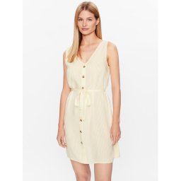 Vero Moda Nyári ruha Bumpy 10286519 Sárga Regular Fit