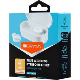 Canyon Bluetooth fülhallgató fehér