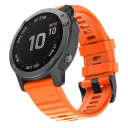 SZILIKON pánt Garmin Fenix 7X narancssárga