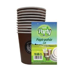 TUTI Papírpohár, 2 dl, 10 db, TUTI "Party"