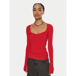 Patrizia Pepe Blúz 8K0213 K9J5 R835 Piros Slim Fit